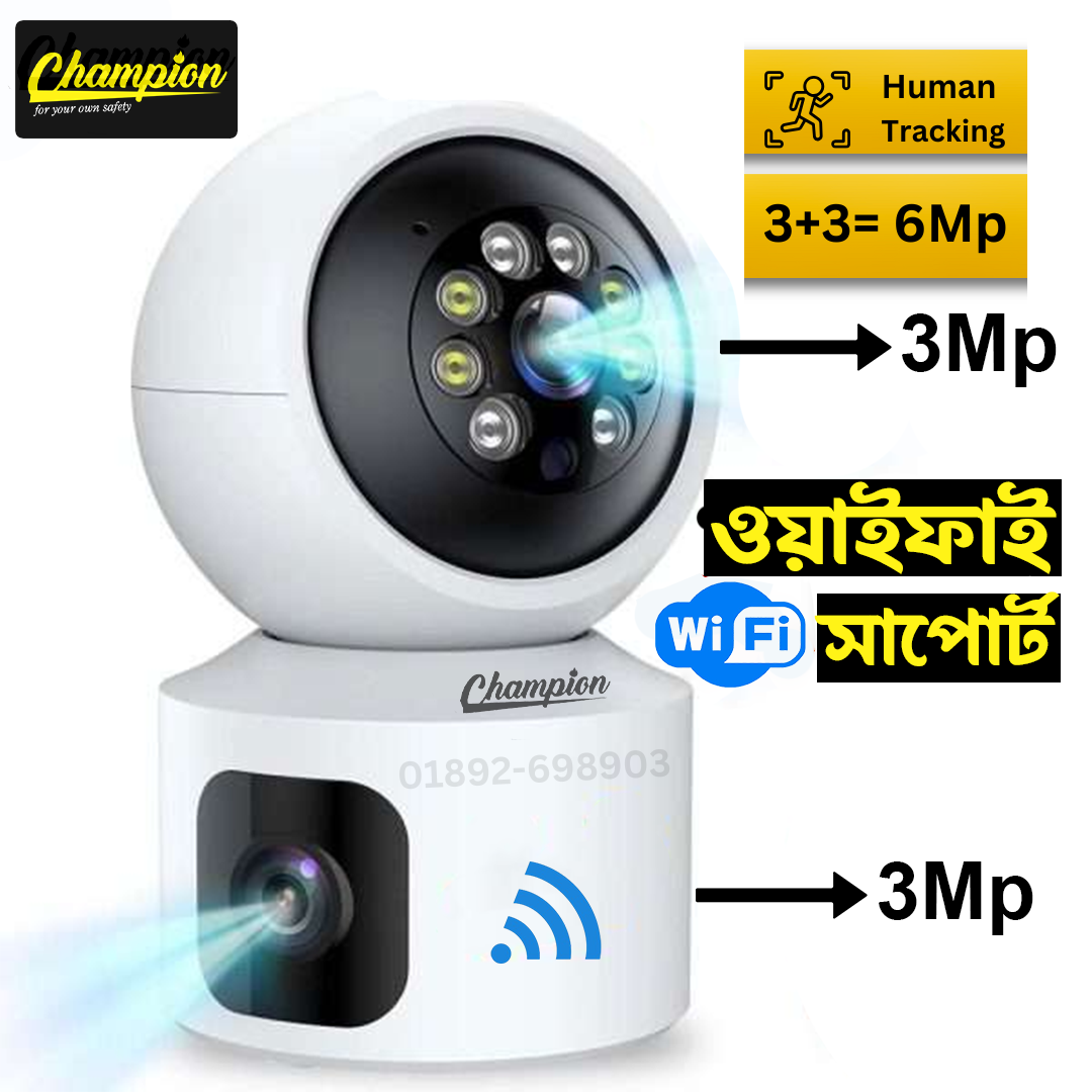 C10 Double Lens Wi-Fi IP Camera